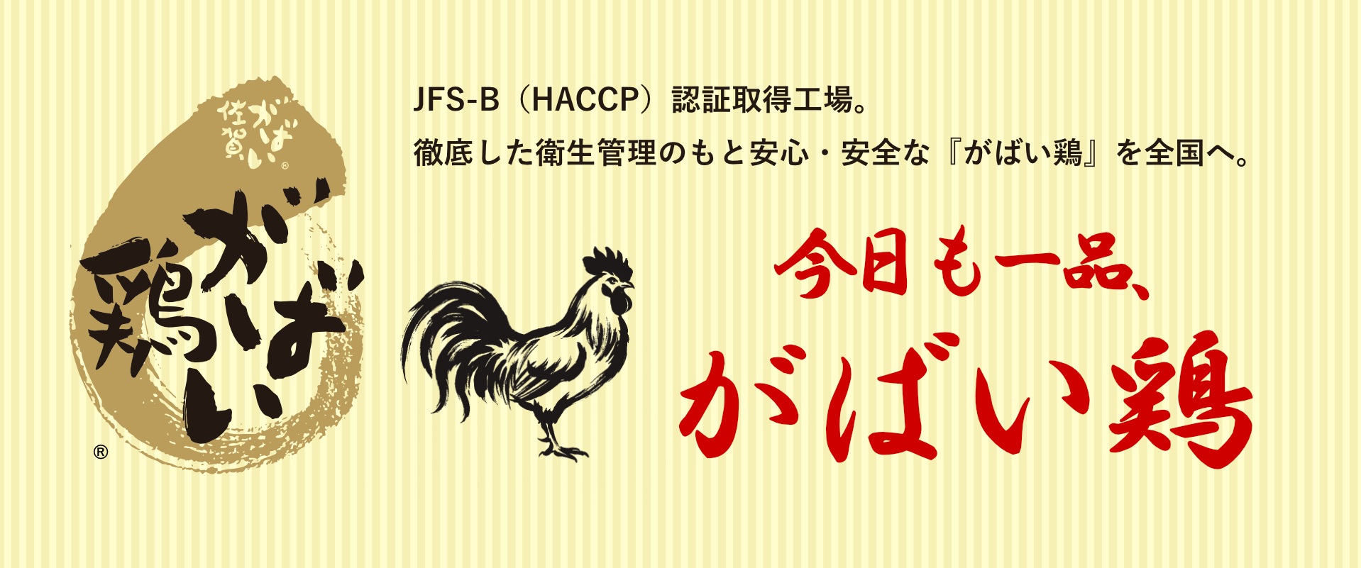 がばい鶏 JFS-B HACCP 認証取得工場