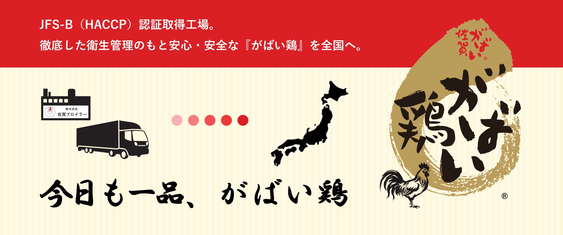 がばい鶏 JFS-B HACCP 認証取得工場